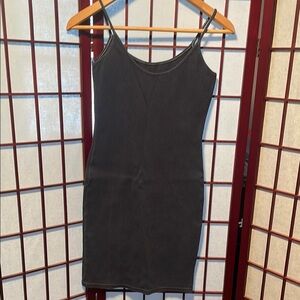 Vintage Blue Bodycon Dress